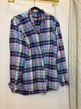 Ralph Lauren Men’s Plaid Button Up Shirt